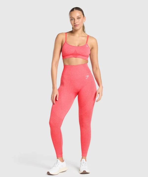 New Gymshark Vital Seamless 2.0 Leggings CoralRedMarl