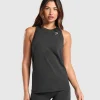 Discount Gymshark Vital Seamless 2.0 Light Tank BlackMarl