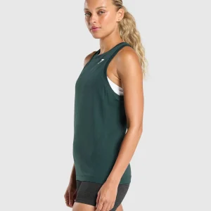 Fashion Gymshark Vital Seamless 2.0 Light Tank WoodlandGreen/Marl