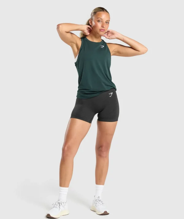 Fashion Gymshark Vital Seamless 2.0 Light Tank WoodlandGreen/Marl