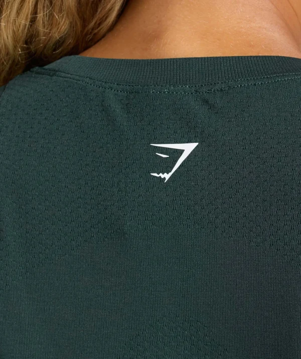 Fashion Gymshark Vital Seamless 2.0 Light Tank WoodlandGreen/Marl
