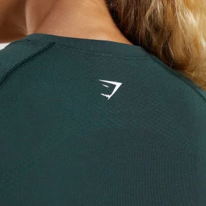 Sale Gymshark Vital Seamless 2.0 Light T-Shirt WoodlandGreenMarl