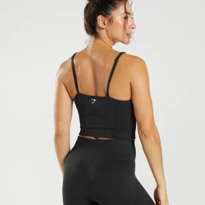 Best Gymshark Vital Seamless 2.0 Midi Tank BlackMarl