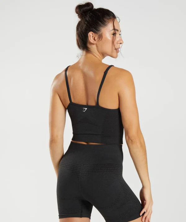 Best Gymshark Vital Seamless 2.0 Midi Tank BlackMarl