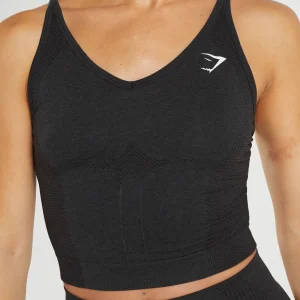 Best Gymshark Vital Seamless 2.0 Midi Tank BlackMarl