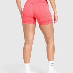 Fashion Gymshark Vital Seamless 2.0 Shorts CoralRedMarl