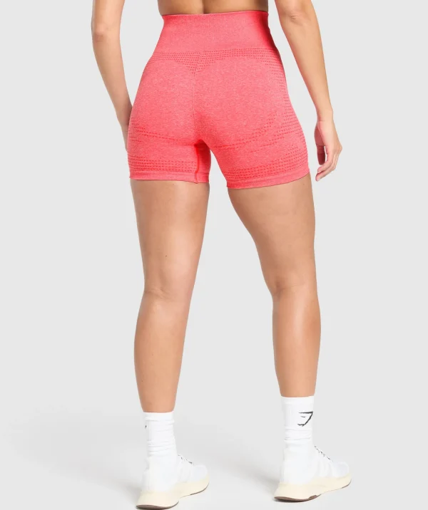 Fashion Gymshark Vital Seamless 2.0 Shorts CoralRedMarl