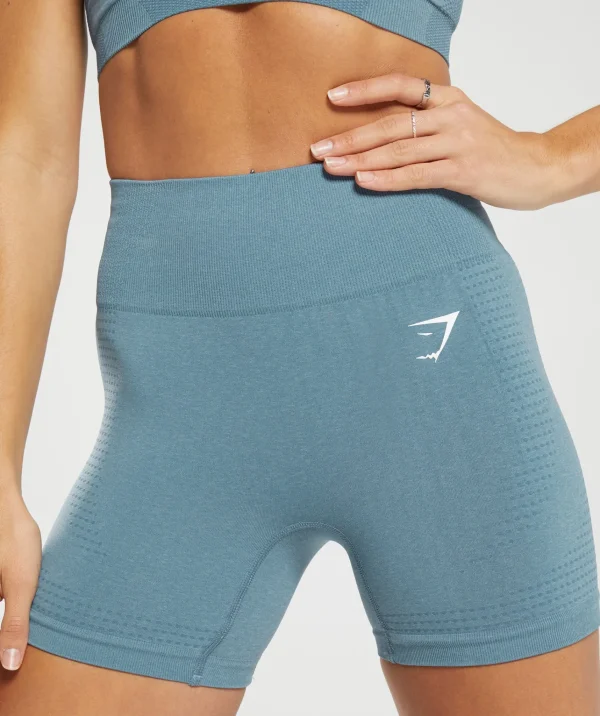 Fashion Gymshark Vital Seamless 2.0 Shorts FadedBlueMarl