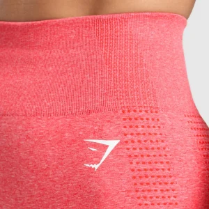 Fashion Gymshark Vital Seamless 2.0 Shorts CoralRedMarl