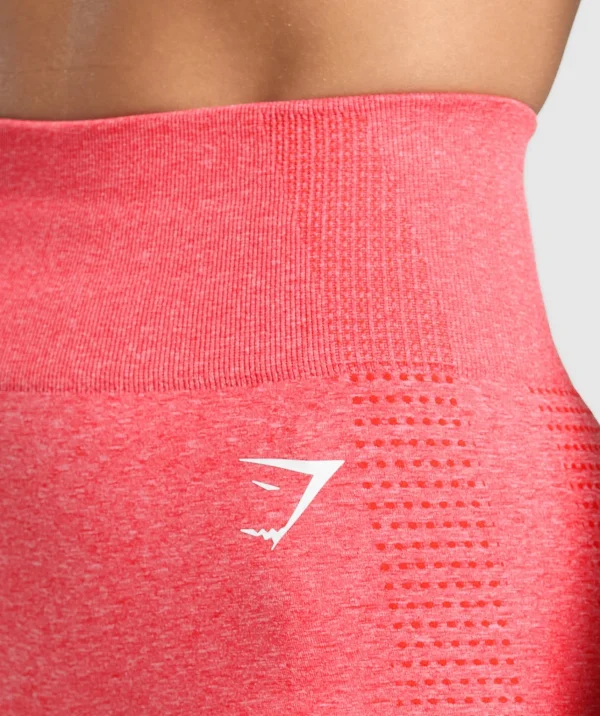 Fashion Gymshark Vital Seamless 2.0 Shorts CoralRedMarl