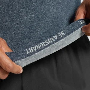 Discount Gymshark Vital Seamless 1/4 Zip Navy/LightGrey