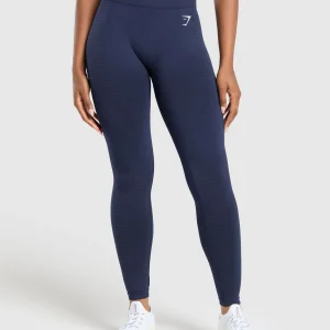 Sale Gymshark Vital Seamless Leggings HeavyBlueMarl