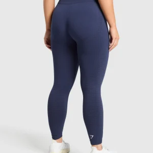 Discount Gymshark Vital Seamless Leggings HeavyBlueMarl