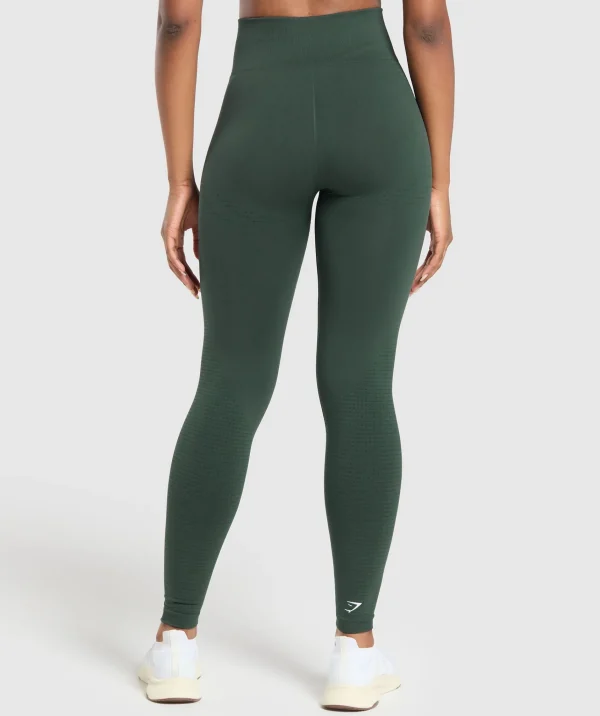 Hot Gymshark Vital Seamless Leggings WoodlandGreenMarl