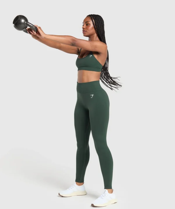 Hot Gymshark Vital Seamless Leggings WoodlandGreenMarl