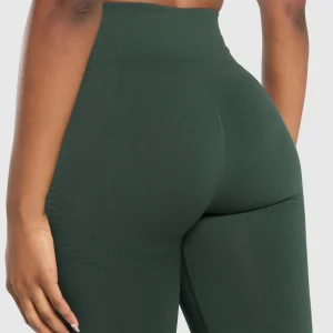 Hot Gymshark Vital Seamless Leggings WoodlandGreenMarl