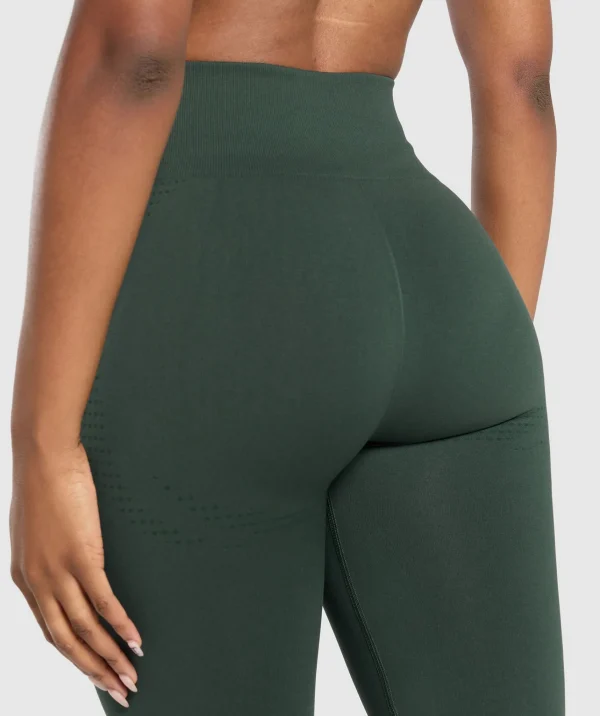 Hot Gymshark Vital Seamless Leggings WoodlandGreenMarl