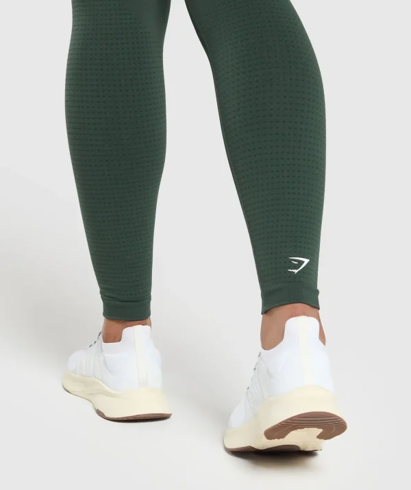 Hot Gymshark Vital Seamless Leggings WoodlandGreenMarl