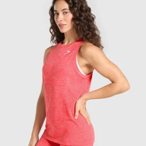 Clearance Gymshark Vital Seamless Light Tank CoralRedMarl