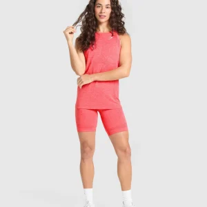 Clearance Gymshark Vital Seamless Light Tank CoralRedMarl