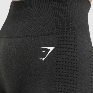 Fashion Gymshark Vital Seamless 7" Shorts BlackMarl