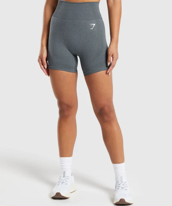 Outlet Gymshark Vital Seamless Shorts StrongGrey/Marl