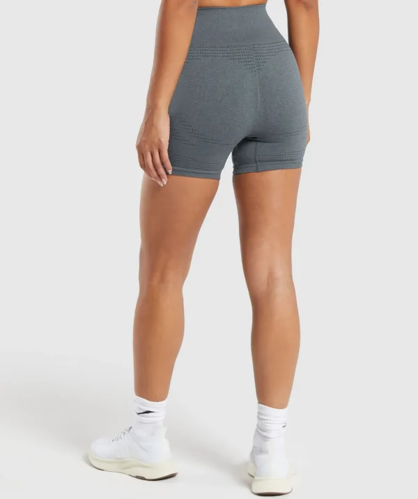 Outlet Gymshark Vital Seamless Shorts StrongGrey/Marl