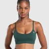 Fashion Gymshark Vital Seamless Sports Bra WoodlandGreen/Marl