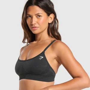 Discount Gymshark Vital Seamless Sports Bra BlackMarl