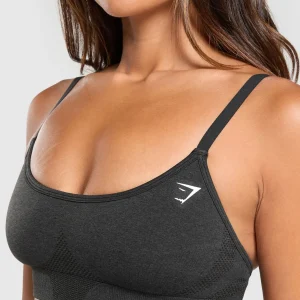 Discount Gymshark Vital Seamless Sports Bra BlackMarl