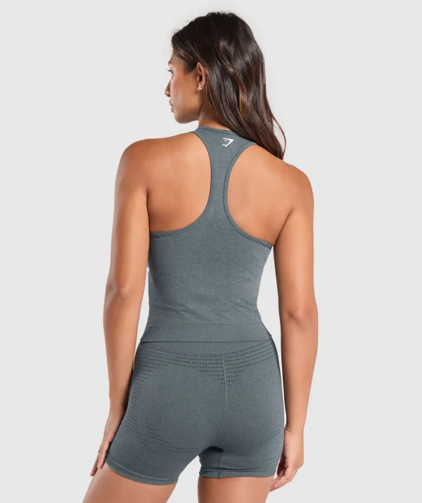 Fashion Gymshark Vital Seamless Tight Tank StrongGreyMarl