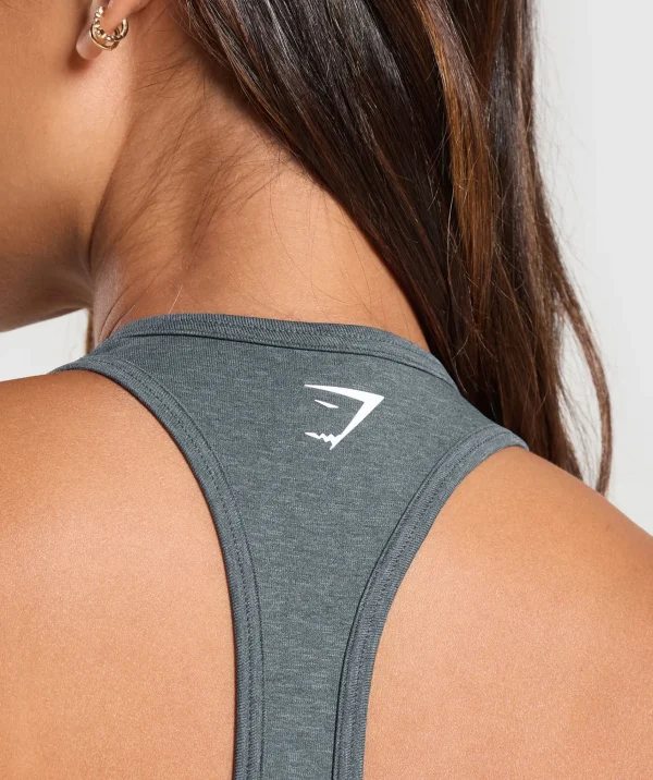 Fashion Gymshark Vital Seamless Tight Tank StrongGreyMarl