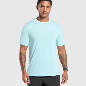 Best Gymshark Vital Seamless T-Shirt SereneBlue/WhiteMarl