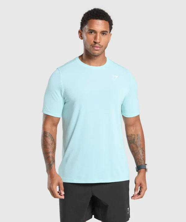 Best Gymshark Vital Seamless T-Shirt SereneBlue/WhiteMarl