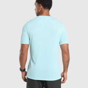 Best Gymshark Vital Seamless T-Shirt SereneBlue/WhiteMarl