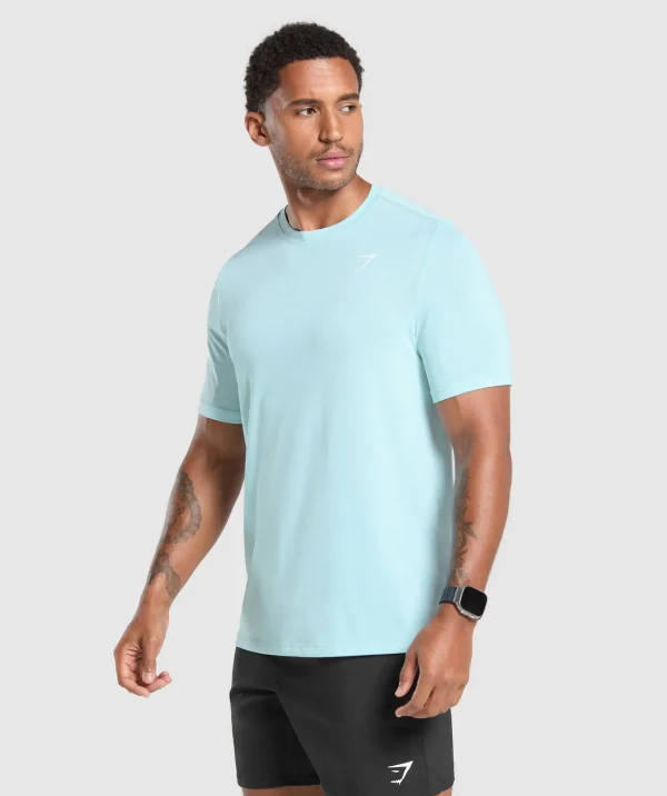 Best Gymshark Vital Seamless T-Shirt SereneBlue/WhiteMarl