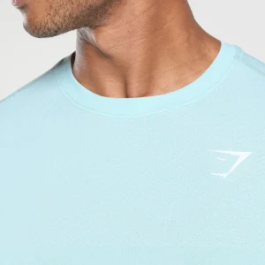 Best Gymshark Vital Seamless T-Shirt SereneBlue/WhiteMarl