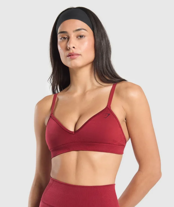 Discount Gymshark Vital Shine Limited Sports Bra RepsRed