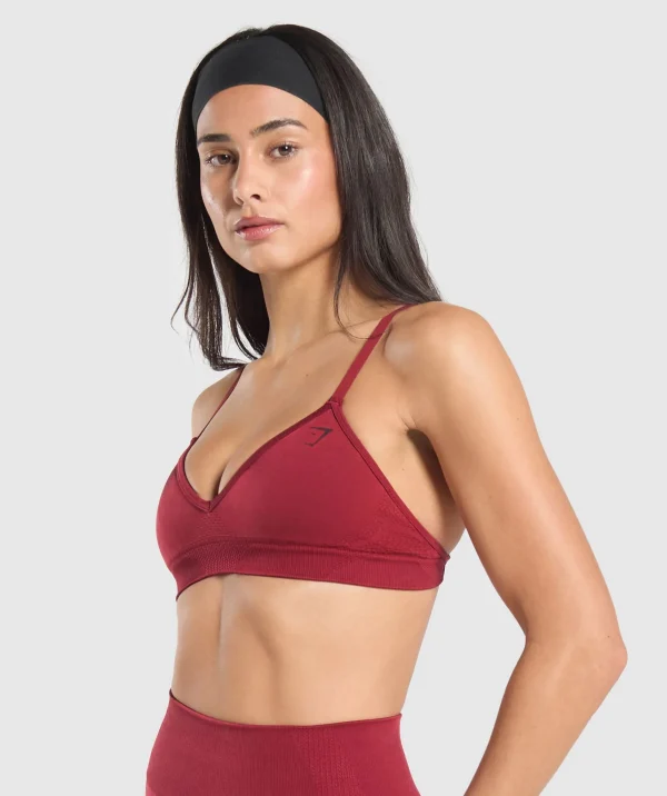 Discount Gymshark Vital Shine Limited Sports Bra RepsRed