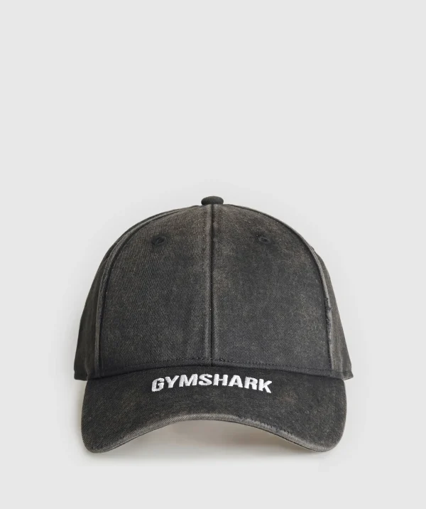 Sale Gymshark Washed Cap Black