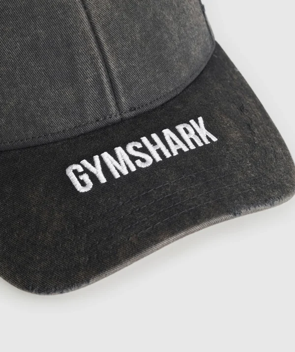 Sale Gymshark Washed Cap Black