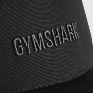 Sale Gymshark Wordmark Trucker Cap Black