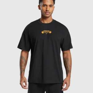 Online Gymshark Workout Gear T-Shirt Black