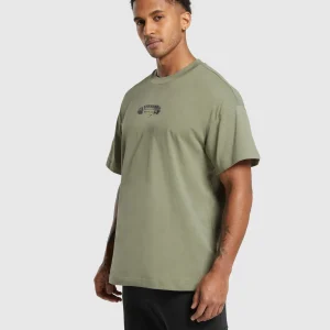 New Gymshark Workout Gear T-Shirt UtilityGreen