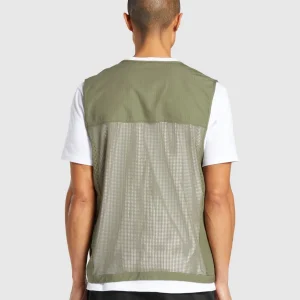 Hot Gymshark Woven Gilet UtilityGreen