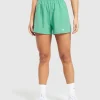 Outlet Gymshark Woven Pocket Shorts LagoonGreen