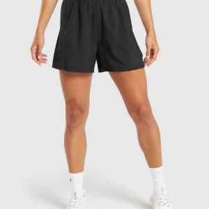 Sale Gymshark Woven Pocket Shorts Black