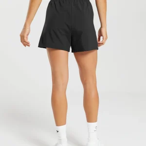 Sale Gymshark Woven Pocket Shorts Black