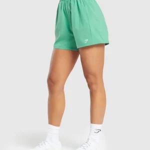 Outlet Gymshark Woven Pocket Shorts LagoonGreen