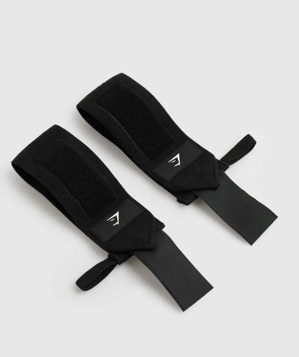 Best Gymshark Wrist Straps Black